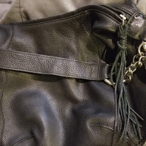 Chi Carlos Falchi hobo bag leather snakeskin black - Picture 8 of 8